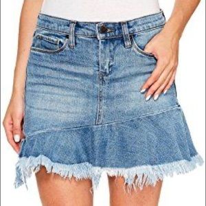 Blank NYC denim mini skirt